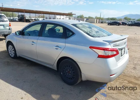 2015 Nissan Sentra Sv z USA, uszkodzony, nr VIN 3N1AB7AP6FY299949